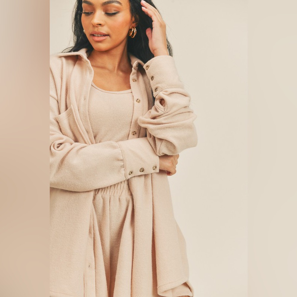 Good vibes only 3 piece set in honey cream - Picture 8 of 11